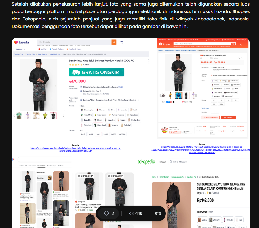 reftif_'s tweet photo. klarifikasinya menarik nih perihal yang baju adat versi cowonya di Website resmi Kementrian Pariwisata.

>mereka bilang hasil fotonya banyak juga digunakan di berbagai market place

>chat yang jual, katanya barangnya asli Indonesia

tapii, ini sekelas Kementrian loh, masa gini cara ambil fotonya?😅

oiya itu kan unggahan 2023 yak, Pagu Anggaran untuk Kemenpar di tahun tsb adalah 3.38 Triliun