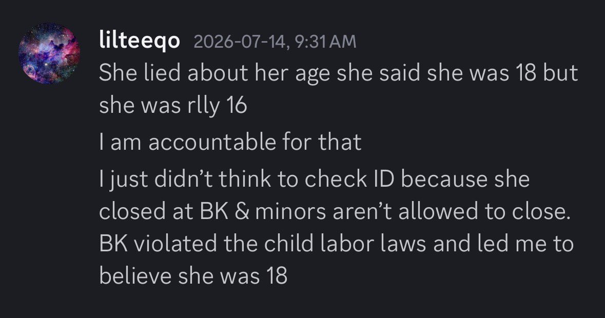 zBahL_'s tweet photo. @thelilteeqo @Jinsus U didn’t check her id tryna blame Bk for u dating a minor https://t.co/XsjuKN3RSt