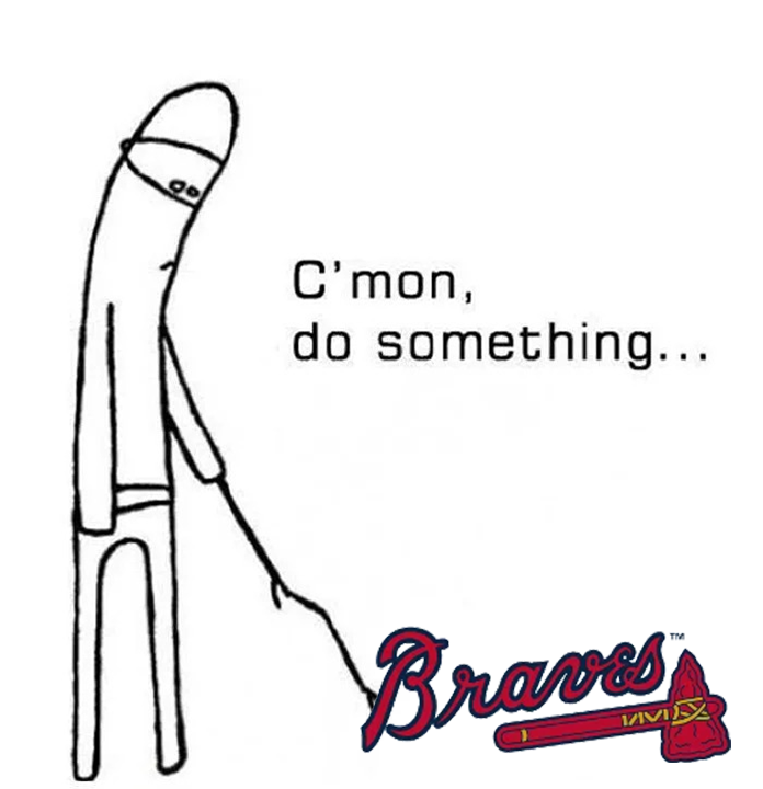PrizePicks's tweet photo. Braves fans at the trade deadline https://t.co/duLz1wJFtd