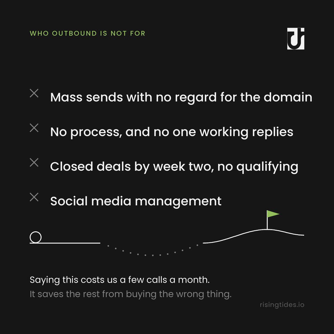 tides's tweet photo. Execute, Analyze, Iterate, Document.

Three feel like progress. The fourth gets skipped and it’s the one that makes the others matter.

Documentation turns month-four ramp into week-one execution. It turns “our best rep is great” into “here’s the playbook.” It’s what buyers are really buying.

Skip it and you don’t have a system you have someone’s memory.

Write the stage definitions, routing rules, and follow-up sequence. That’s the D in E.A.I.D., and it’s how you build a machine.