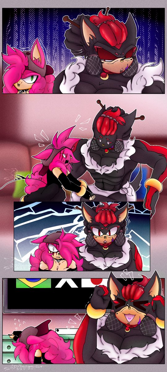 SaraSenPai7's tweet photo. Estou meio atrasada para postar, mas não me culpem ❤️‍🩹❤️‍🩹

- Meu oc Senseio com a sua esposa Sara, Senseio é japonês e a sara é brasileira.

#sarasenpaioDoom #Senseiolevit #brasilxjapão #art #soniccomic #Drawing #maidsenpaioDoom #shadowthehedgehog 

https://t.co/Yu7QAQE29C https://t.co/TNe4YpB7yh