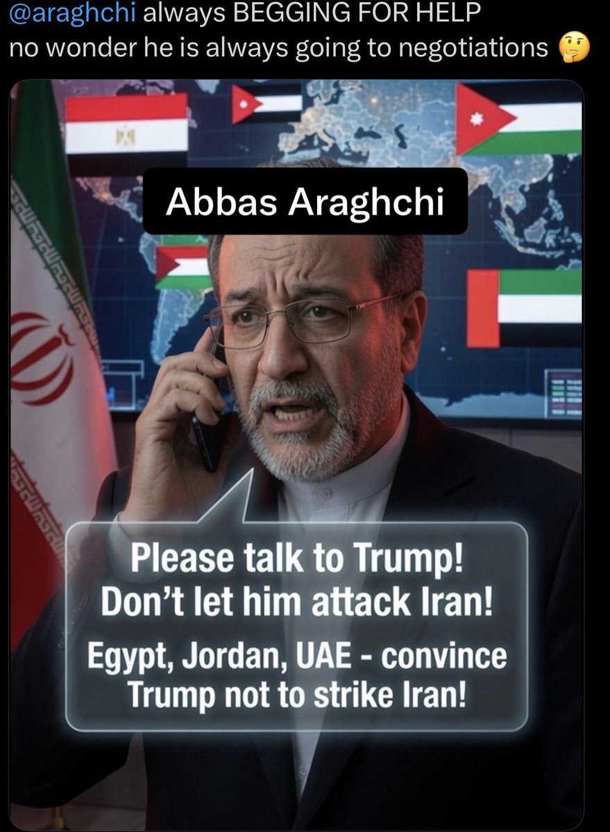 detrbbbbbbpu's tweet photo. People are MOCKING IRGC .
The irony is that the regime is bringing about its own downfall through its TERRIBLE AND EMBARRASSING decisions and the sin of ARROGANCE. 
 
btw
Mojtaba over 6 months never seen alive 
That’s strong evidence of regime weakness 👀👀 https://t.co/jAylJW1czw