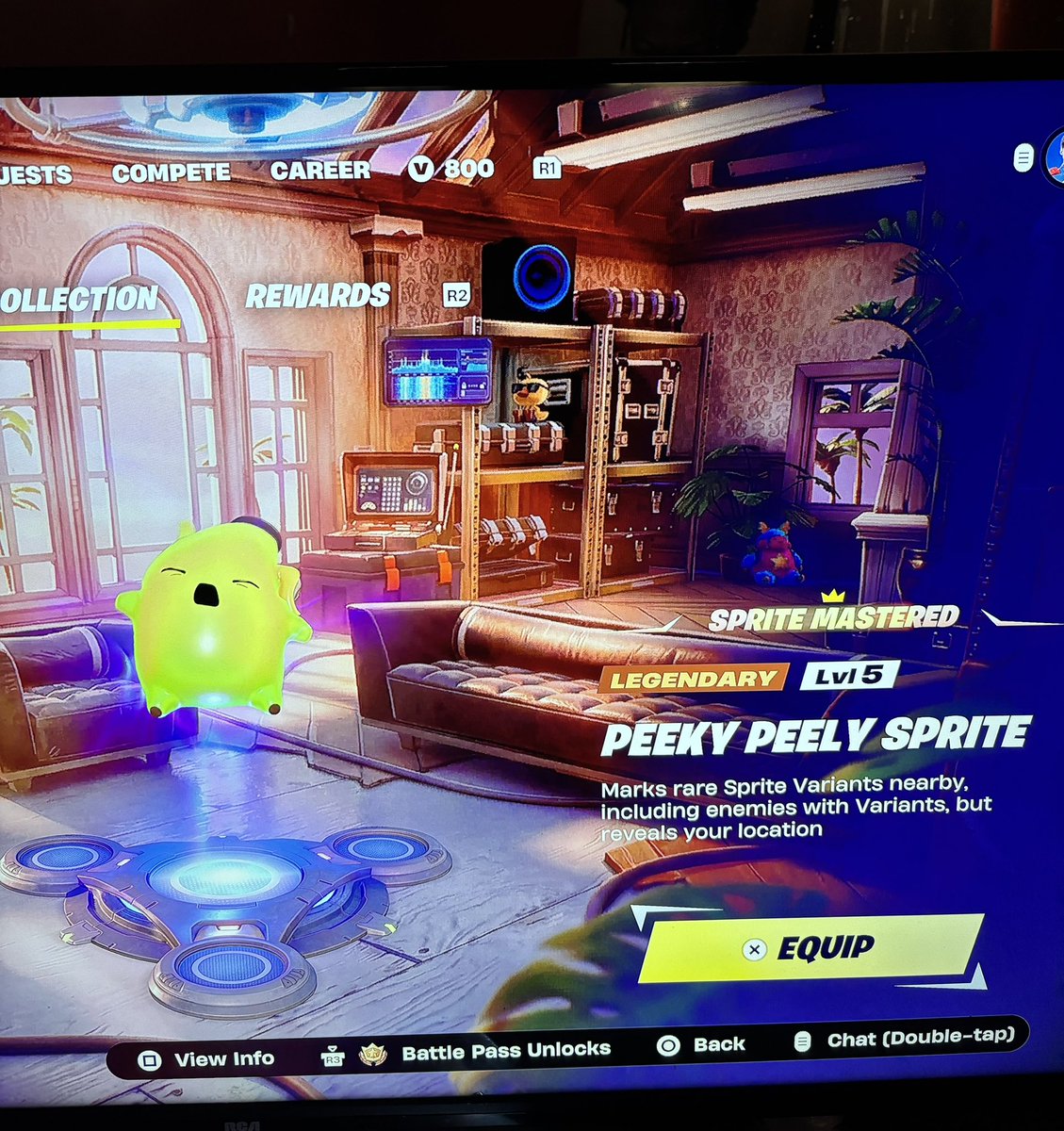 Melblitzem's tweet photo. PEEKY PEELY SPRITE ACQUIRED ANY TRADES?👀 #fortnitesprites #fortnite #fyp https://t.co/pdavOqcBUy