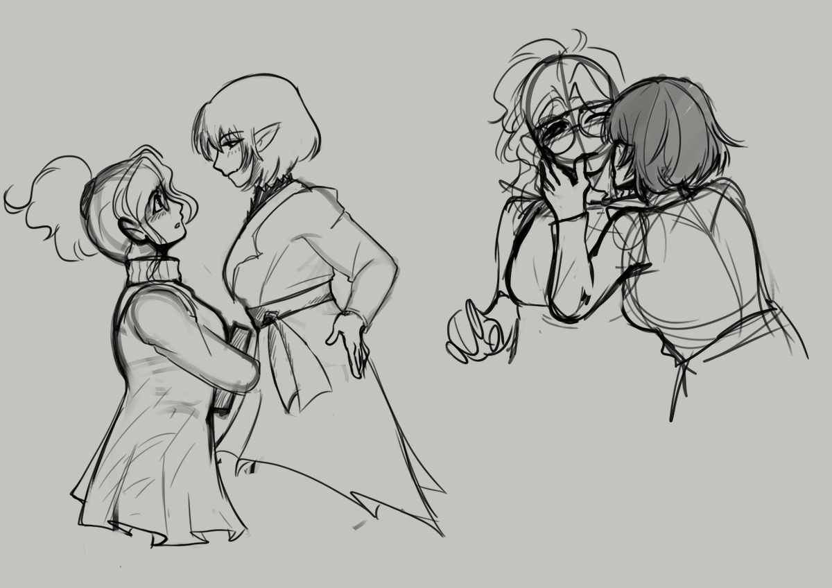 LesbianismFr's tweet photo. Me and my gf figured out that they have n 8 inch height difference, I was literally giggling #Paige #Mina #BatBook #Deadlock #Yuri https://t.co/gOBwGQprBB