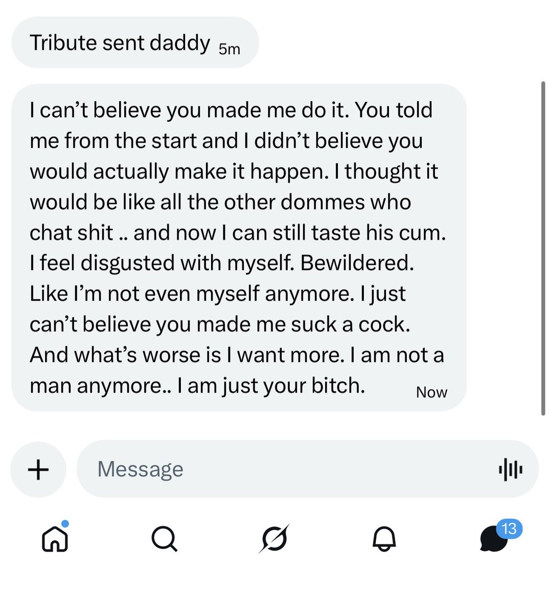 TheMeanQueens's tweet photo. It’s a slippery slope for rape meat. He thought it was a bit of fun, now his breath stinks of cum and he’s hopelessly trapped with no escape. I like the internally conflicted ones who meltdown and cry like little bitches best. All the more fun to destroy them. 🥩

FINDOM FEMDOM FORCEDBI