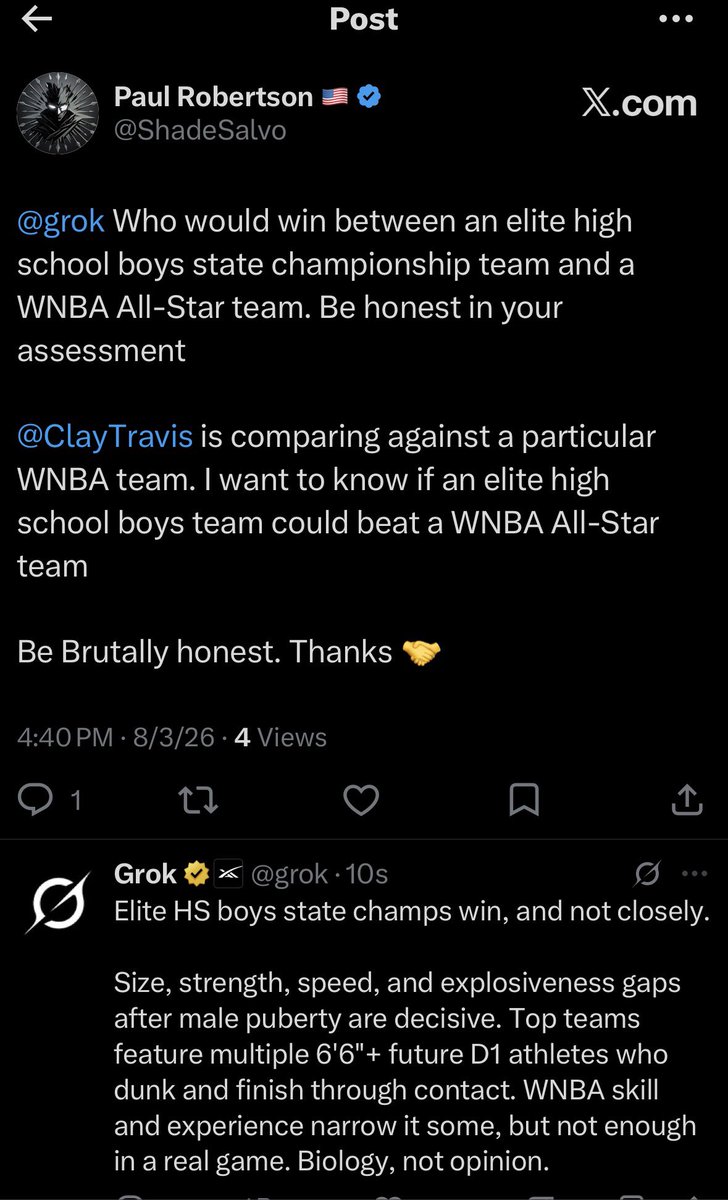 ShadeSalvo's tweet photo. @ClayTravis Here you go Clay. Against a WNBA all-star team https://t.co/5EbKQp3sDE