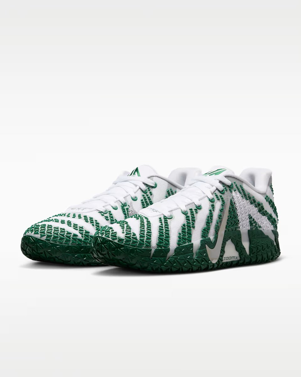SneakerScouts's tweet photo. Nike Ja 3 'White/Gorge Green/Metallic Silver' 

Available via @nikestore |$125| #ad @JaMorant 

>>> https://t.co/9XYVrV3KMt https://t.co/i7XqSD1Wgp