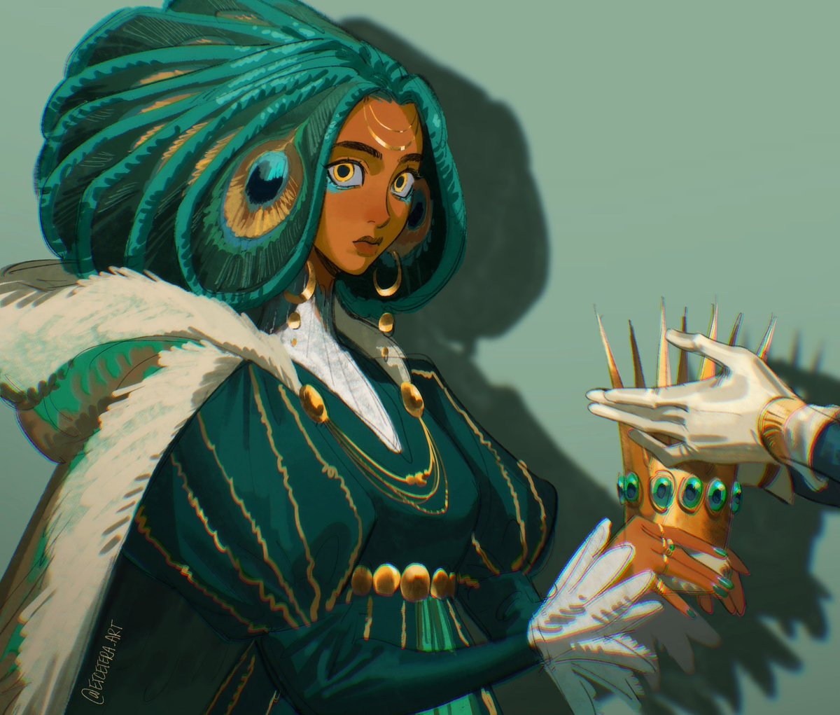 EtceteraArt's tweet photo. I dreamt of a woman who looked like this https://t.co/q5bEvDnVM1