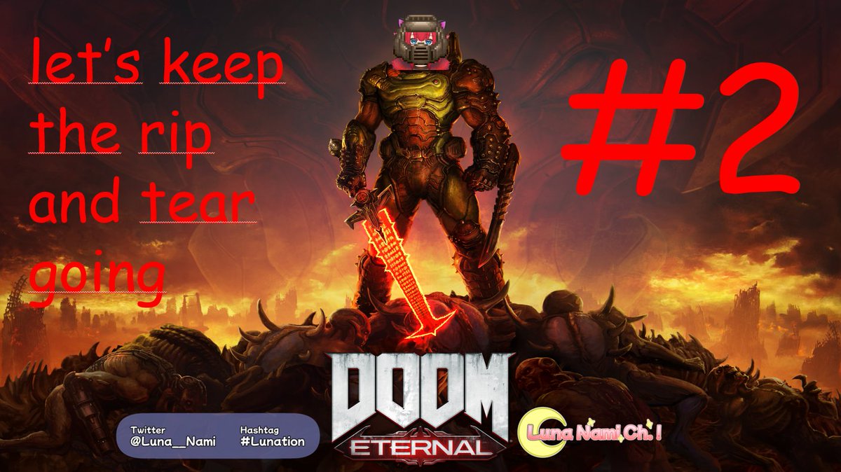 Luna__Nami's tweet photo. esta noche a las 23:00 hora Argentina seguimos Doom Eternal #Lunation !
https://t.co/yeHSep3Hhl https://t.co/wGKrhPjEYA