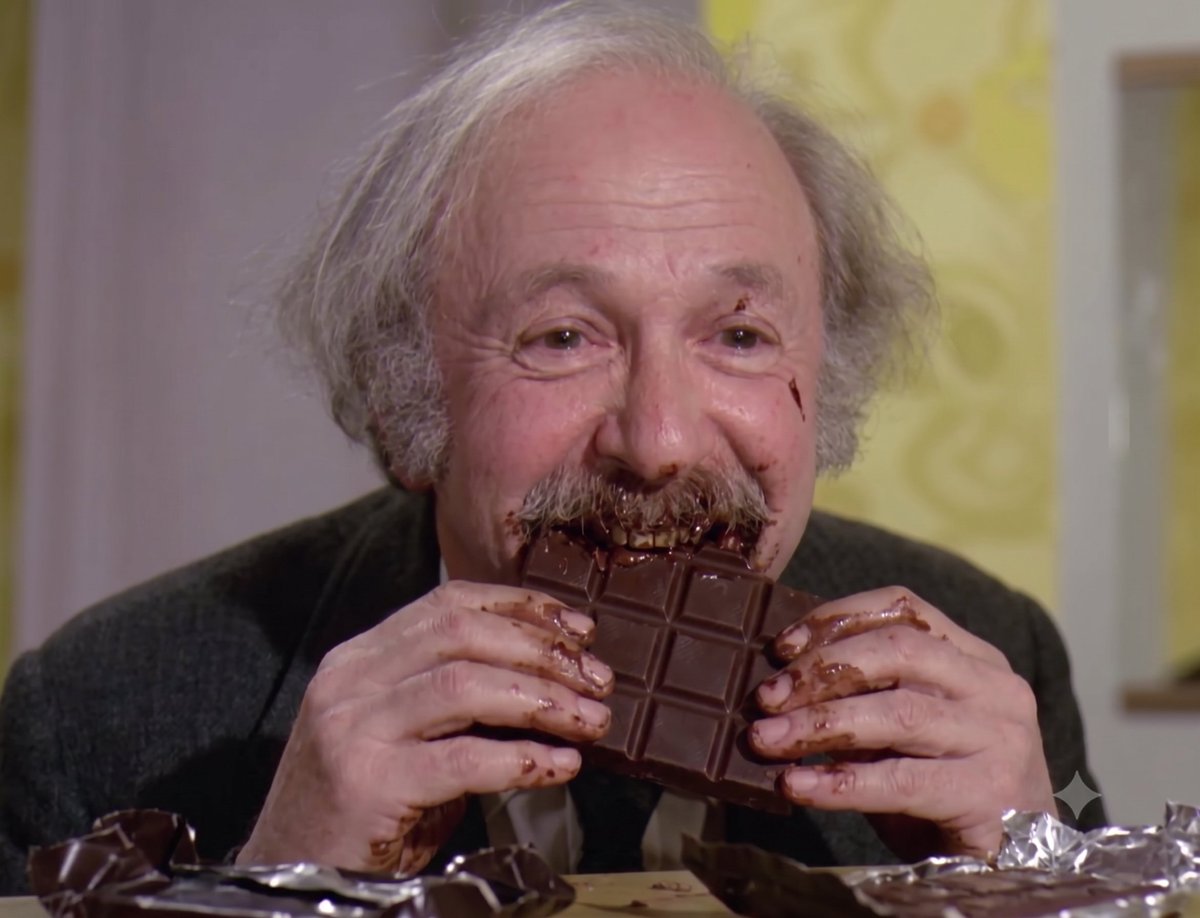 GrandpaJoeSux's tweet photo. I'm going to hurt some feelings here, but dark chocolate is the ONLY kind of chocolate men should eat.   

If you eat milk chocolate or white chocolate, you might be gay. https://t.co/PmR5hIP5ly
