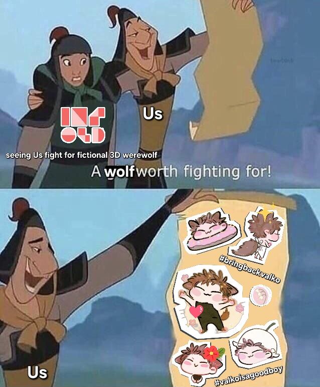 hal0withazer0's tweet photo. A wolf worth fighting foooor ~
#LADSIs6 #NoValkoNoMoney #BringValkoBack https://t.co/IX8wFwt7l0