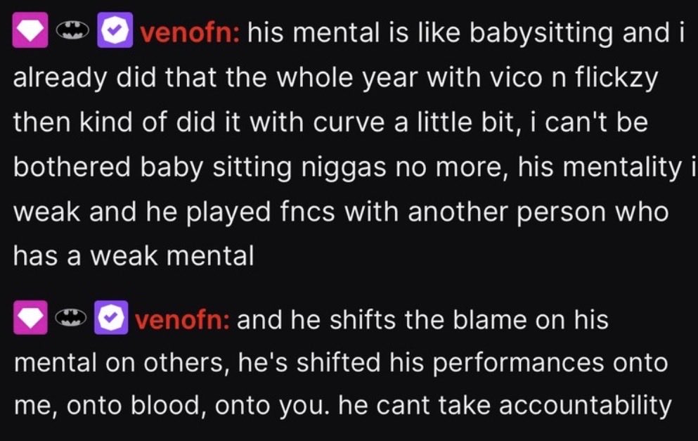 419twizzz's tweet photo. Veno finally explains why he split with Clix originally. https://t.co/eHsC8XP3cT