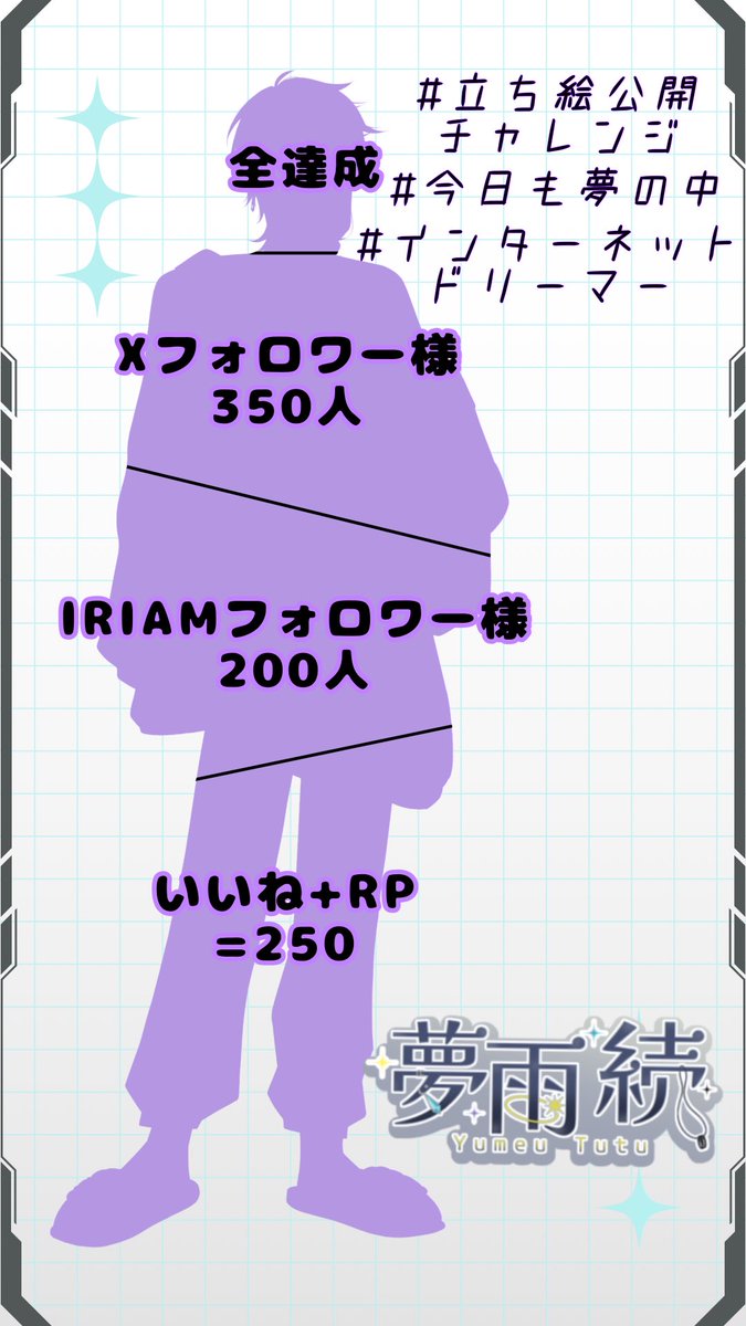 ututu_in_dream's tweet photo. #立ち絵公開チャレンジ

夢の世界からこんばんは。
皆様が健やかなる睡眠を送れるようお手伝いする存在、インターネットドリーマーの

夢雨 続(ゆめう つつ)

と言います。この度ライブナウV所属として皆様の元に現れますので、よろしくお願いしますね？

 #IRIAM準備中 https://t.co/DjXiYjN8aC