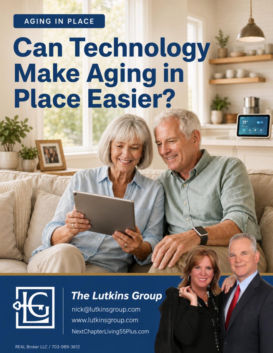 LutkinsGroup's tweet photo. Technology can help older adults stay connected, maintain routines, and live more independently at home. Our latest blog explores practical tools that can support aging in place.

https://t.co/CXajuM8dNE

#AgingInPlace #SmartHomeTechnology https://t.co/BbMS6oHyyE