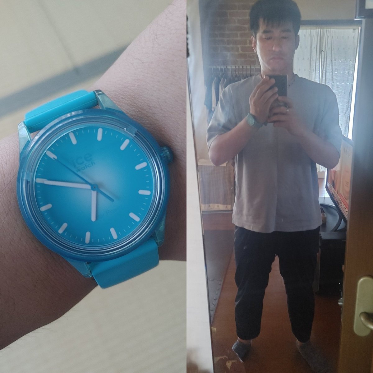 _HYT10's tweet photo. Today's ice watch is blue planet of solar power. And today's UNIQLO coordinate.
#icewatch #blueplanet #アイスウォッチ #ブループラネット #uniqlo #ユニクロ #uniqloコーデ #ユニクロコーデ https://t.co/tQ9sRn0UlP