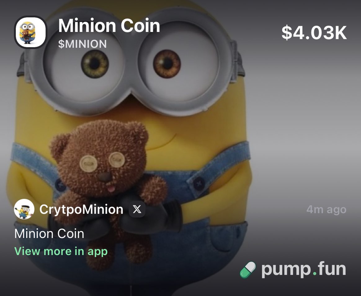 MMoney32595's tweet photo. @bnb_girl1 $MINION

Az4zG7aEmUUE7cBB3hreQdqxfqnLAYzJC78zcYGwpump https://t.co/e1H78jwj5v