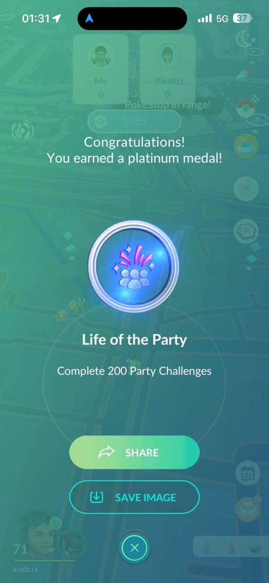 UltraReigns's tweet photo. My 21st, 22nd and 23rd platinum medal in 2 days 😍 #pokemongo #ポケモンGO https://t.co/46lthBGtqv