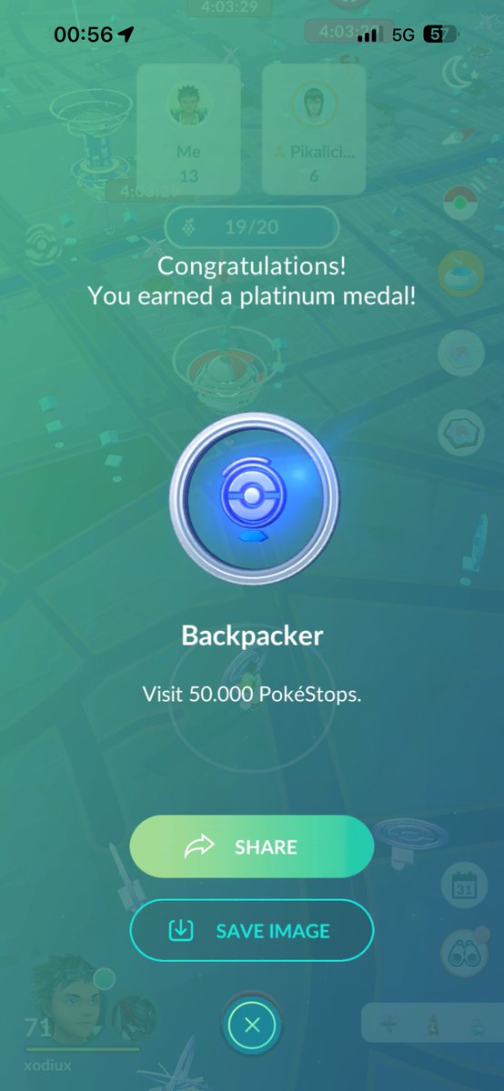 UltraReigns's tweet photo. My 21st, 22nd and 23rd platinum medal in 2 days 😍 #pokemongo #ポケモンGO https://t.co/46lthBGtqv
