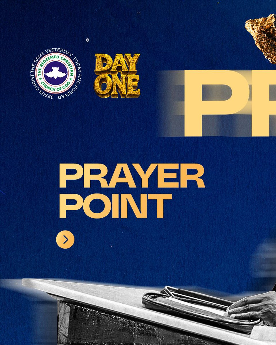 TheHGService's tweet photo. Prayer Point: 

Pray that the Almighty God that will make you a mountain mover and that in your home there will be: 
• No more failures
• No death
• No sickness 
• No sorrow

- Pastor Adeboye

Day 1 Evening Session

#MountainMovers
#RCCGAnnualConvention2026
#RCCG https://t.co/LH2fXeiS9s