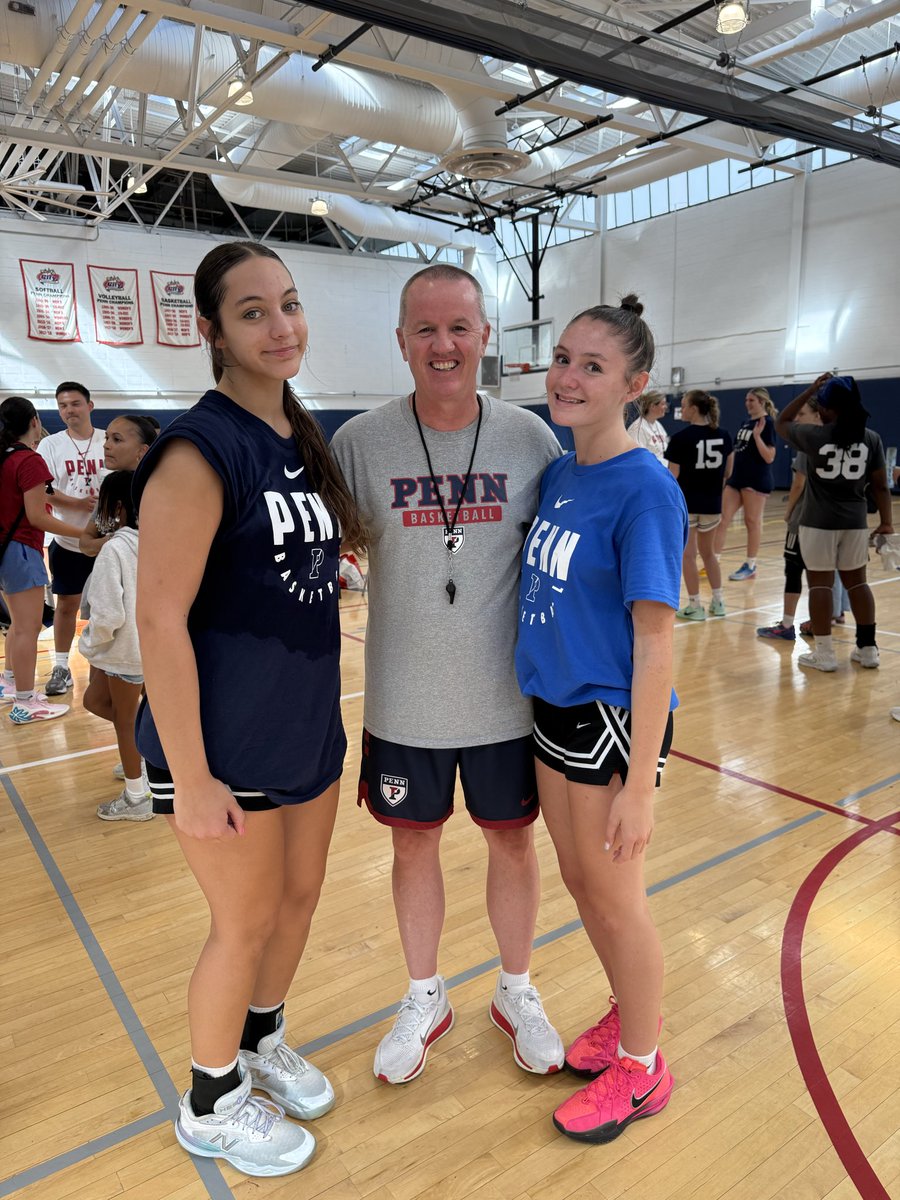 SoudertonGBB's tweet photo. Thank you @PennWBB for a great elite camp today! Maraea Scott (2028) and Maddie Nenstiel (2029) had a great time working on their game with excellent coaching and competition. https://t.co/nTRhTG9QjJ