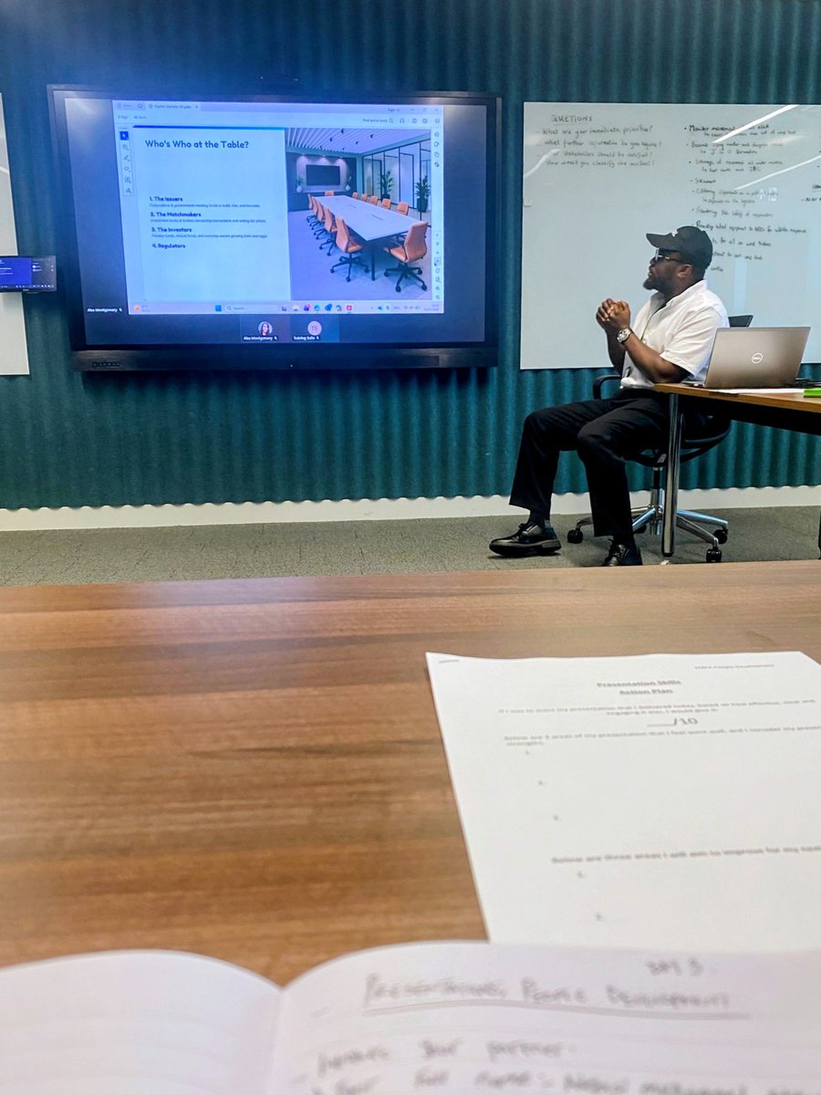 martinokorowu's tweet photo. My presentation on Capital Markets the other day at @oilspillexperts.

Ran through the basics of the Global Equity Market and Global Bonds/Fixed Income Market sizes.

Touched on the risks and challenges.

Feedback was superb.

Thank you Southampton for having me. #EnergyEfficiency