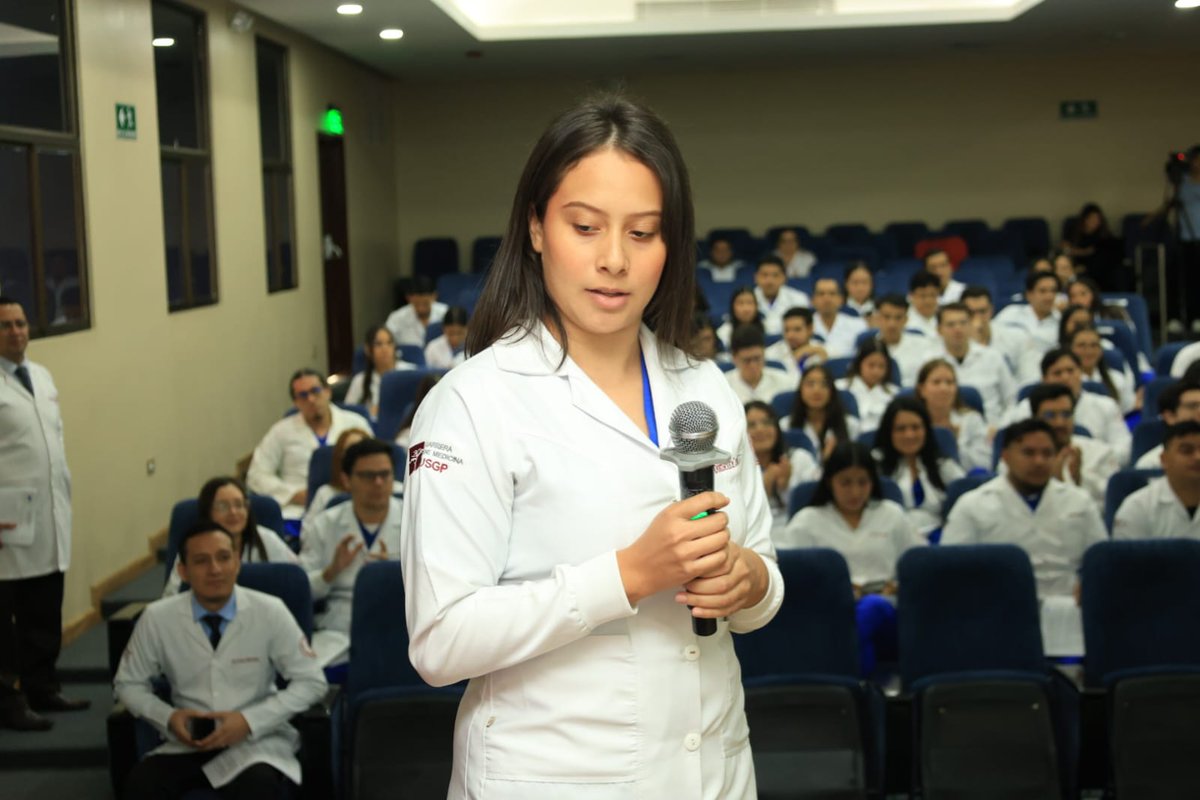 USGPOFICIAL's tweet photo. 🩺 Un paso más hacia el ejercicio profesional.
Los estudiantes de 10.º nivel de la carrera de #Medicina de la #USGP participaron en la Elección y Asignación de Plazas del Internado Rotativo, una etapa clave en su formación académica que les permitirá fortalecer sus competencias en escenarios reales de atención en salud.
Les deseamos éxito en esta nueva experiencia de aprendizaje y servicio a la comunidad 👩🏻⚕️👨🏻⚕️.
#InternadoRotativo #FormaciónProfesional #Salud