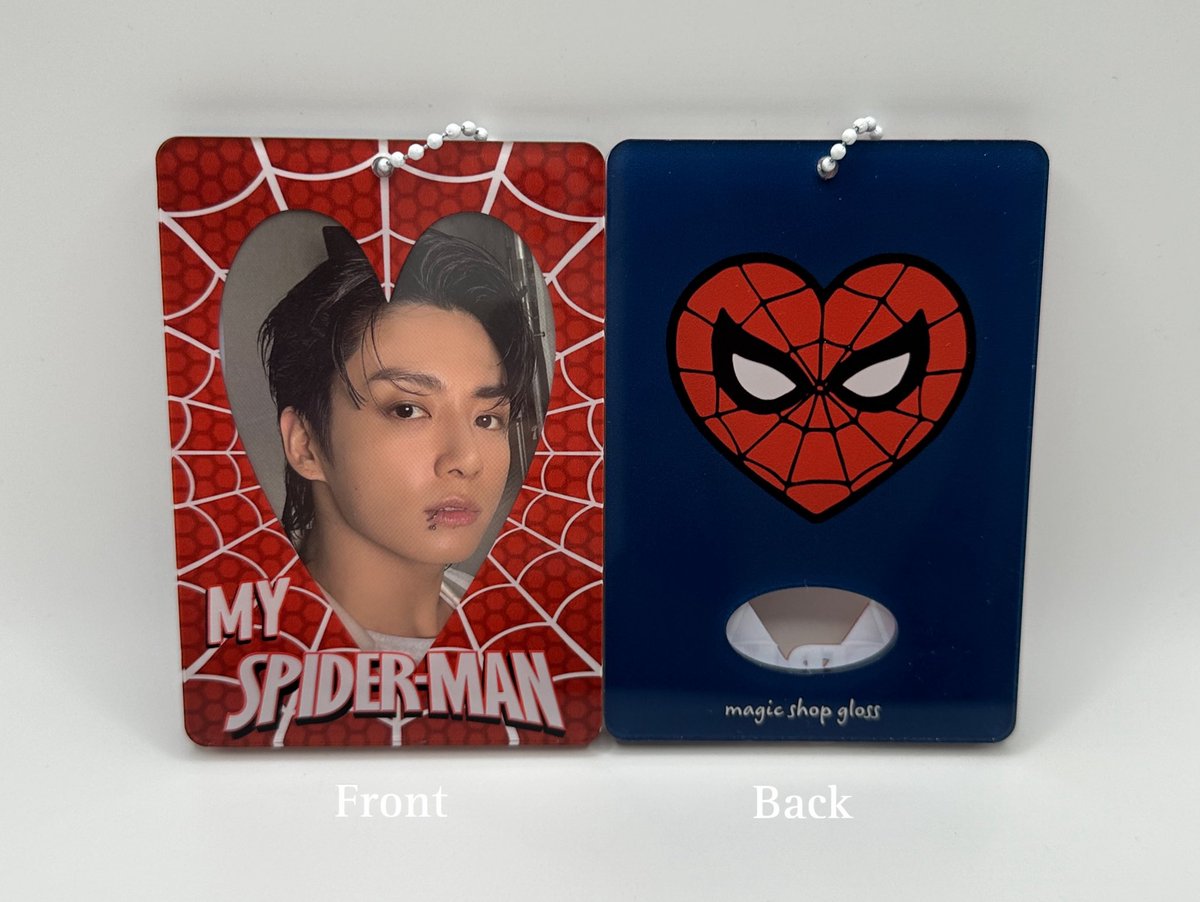 junghooniie's tweet photo. everyone and their mama making the spiderman photocard holders now but just know, i made mine in 2022 and she’s one of the first 🙂‍↕️ 

https://t.co/bVmjmlf933
#spiderman https://t.co/gMHiOpDeYE
