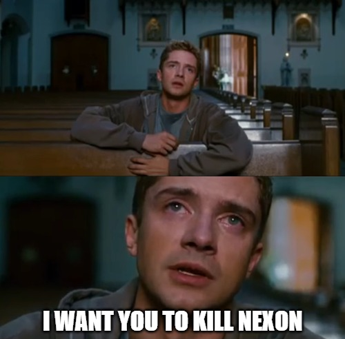HololivePurple's tweet photo. How I been feeling about blue archive recently: https://t.co/t4Wpbv7mbq
