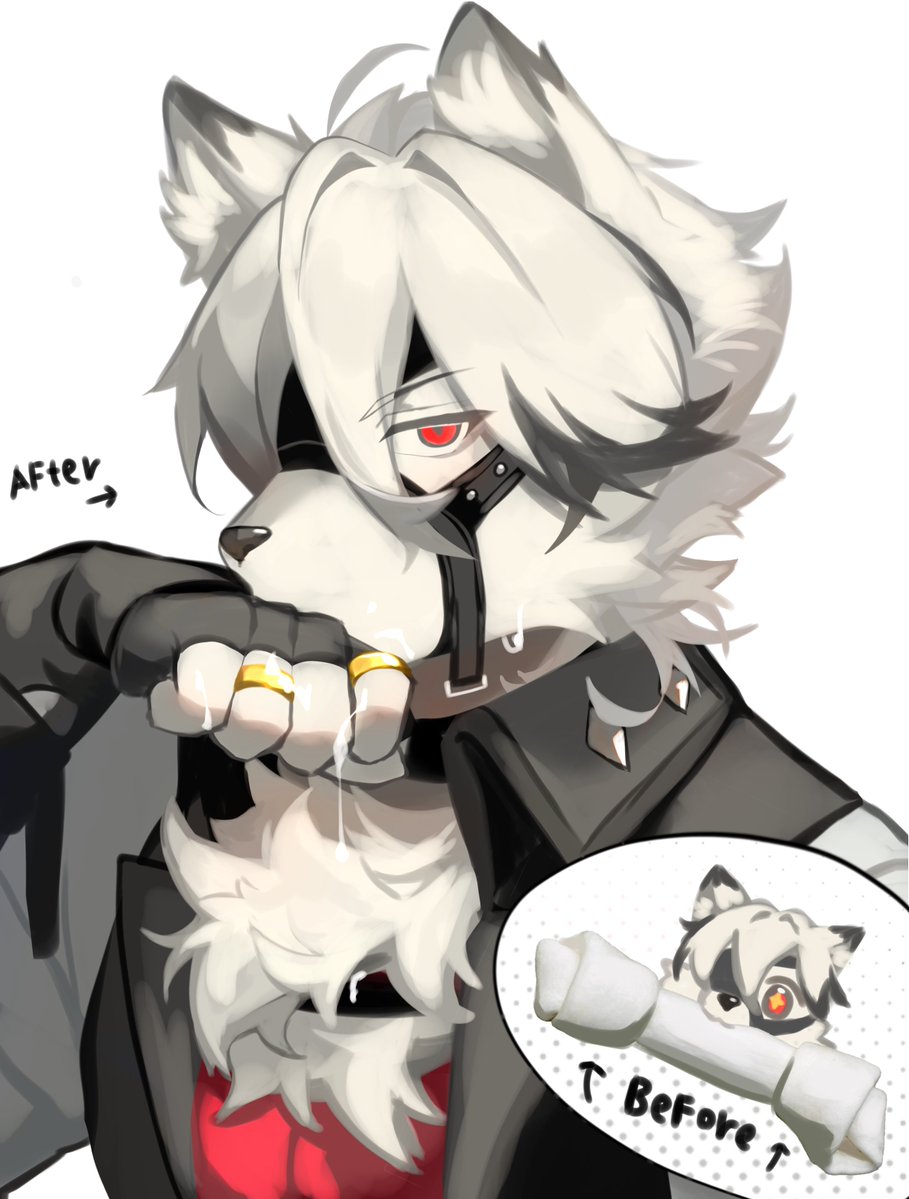 Apizbau's tweet photo. Chew treat 🦴 https://t.co/Hb0L7LwpTD