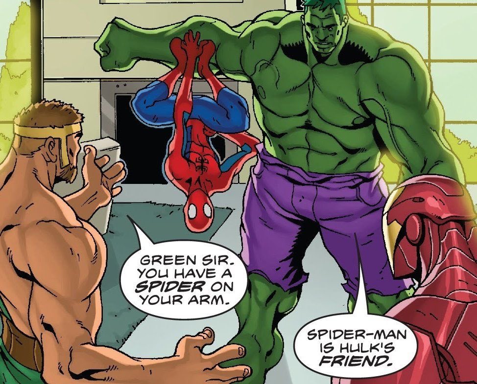 zerooie's tweet photo. “It’s me Peter…i’m your friend”

#SpiderManBrandNewDay https://t.co/dvx3mYXodp