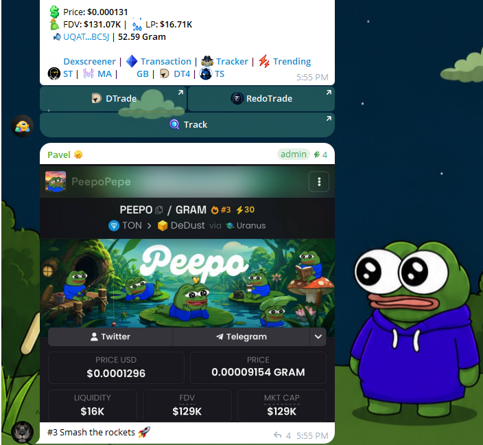 hollowtradr's tweet photo. Tfw you bought $PEEPO on any chain other than the home chain of the OG Telegram Sticker Pack https://t.co/Uk3aXwX61G