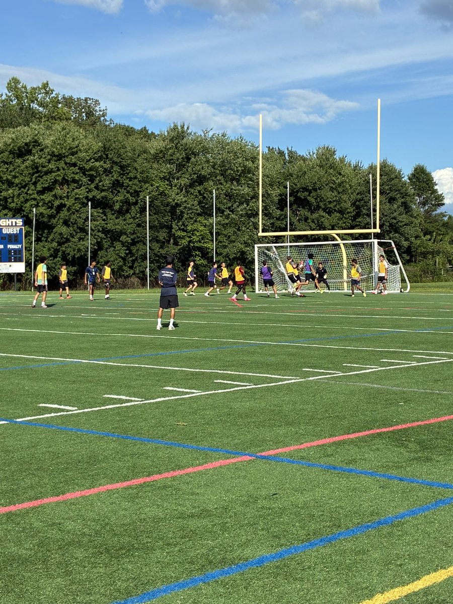 CCBCEssexSoccer's tweet photo. First Day on the field! https://t.co/mjnqtrrCz8