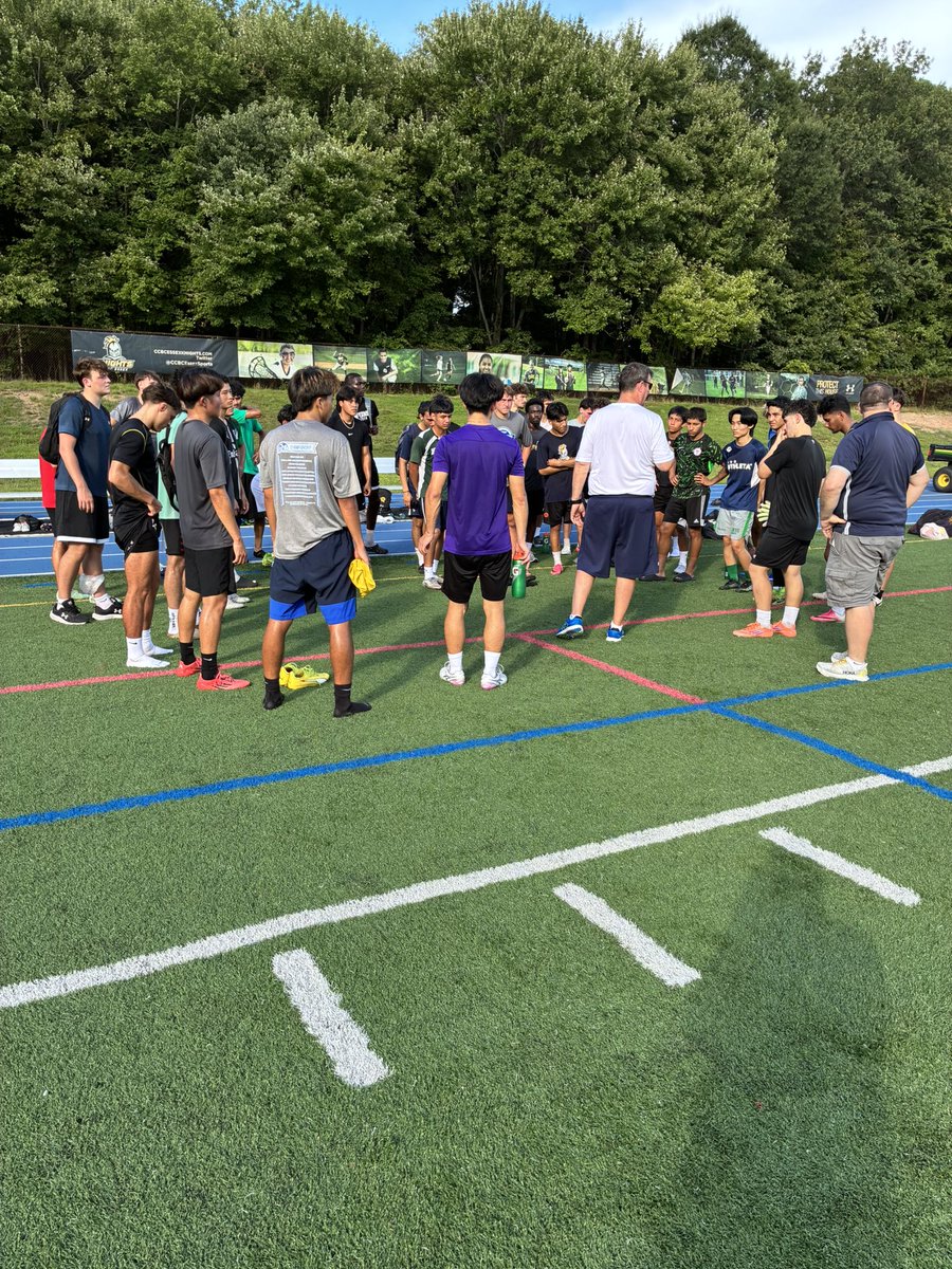 CCBCEssexSoccer's tweet photo. First Day on the field! https://t.co/mjnqtrrCz8