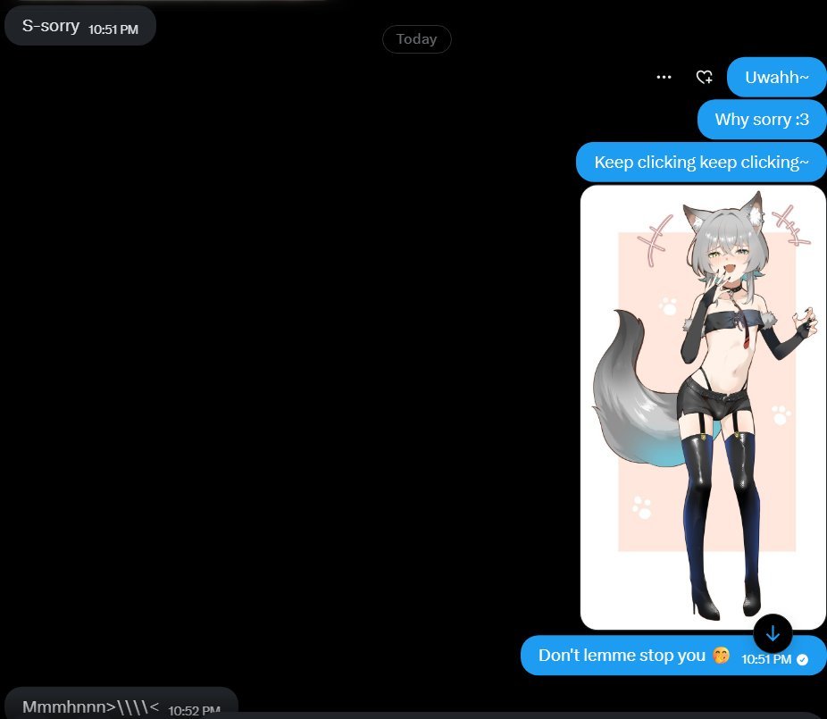 LunaThePupp's tweet photo. Hihihi~  So so so on top of subbies wanting attention we also have dommes ("Dommes") hihi~

How cute~

The thing they all have in common is that they all fall for the cute and innocent pup attention and kisses~ 

Wonder who will be next~  

Also also cute foxxoo 

If ya see this...Mmmwahh~ 
 
Good girl~  

Like and Retweet for Luna~