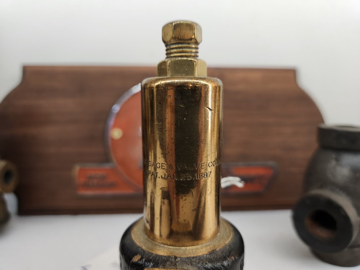 PowerMechanical's tweet photo. 🌟 Safety meets innovation!

Our Crosby Steam Relief Valve (patented 1887) improved steam flow &amp; prevented leaks, key to industrial steam safety. 🚂🔥
Still made today under Emerson Electric!

See it at our Steam Museum 👉 https://t.co/rU1hB7iWkV
#SteamMuseum #History https://t.co/sF5h5IwG3Z
