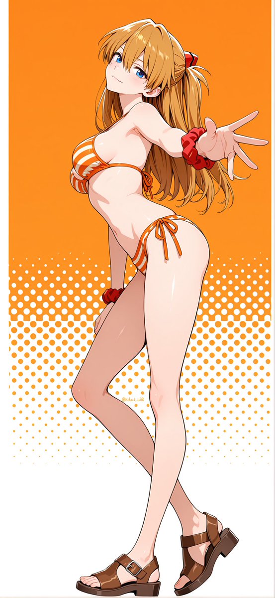 jyun067's tweet photo. オレンジ縞々🧡

アスカ ラングレー | Asuka Langley https://t.co/ALRWfPmSpP