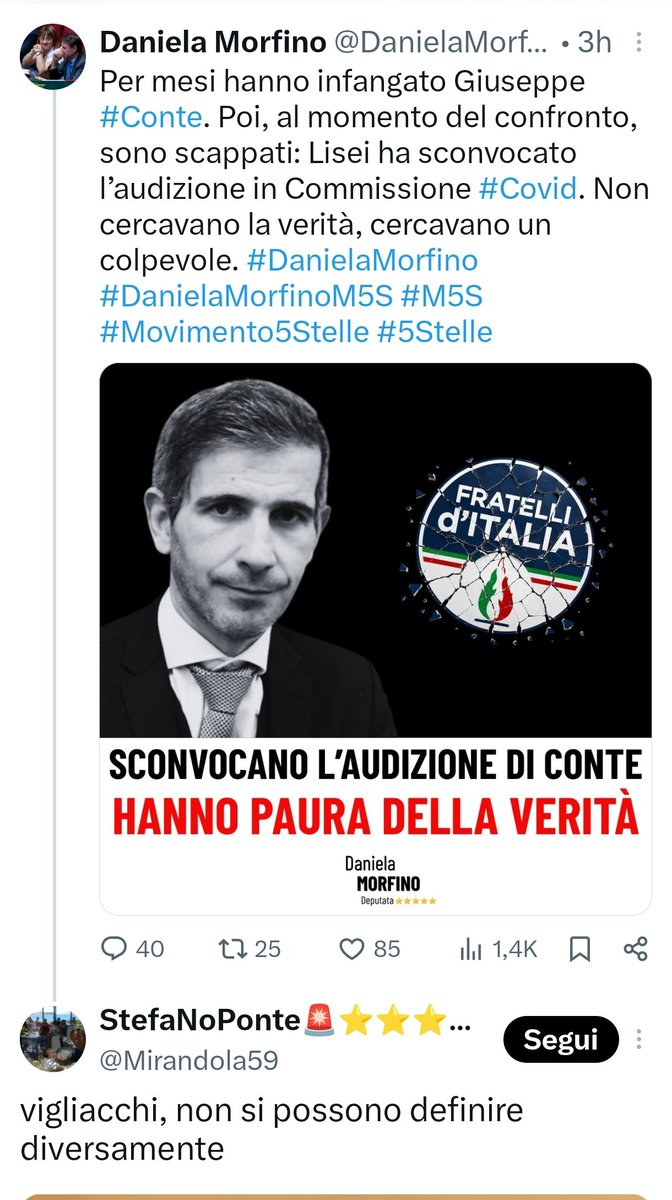 stenumeretti73's tweet photo. Ignoranti,non si possono definire diversamente #grillini #M5Z #M5S #debaclé #estinguetevi #poveraitalia #scappatidicasa #vincitoridellalotteria #exinsegnanti #exdisoccupati #cialtroni #enoipaghiamo #filoputin #redditodiignoranza #rdc #redditodifannullanza #cadrega #m5cosi #addio https://t.co/g5sqhKkXEQ