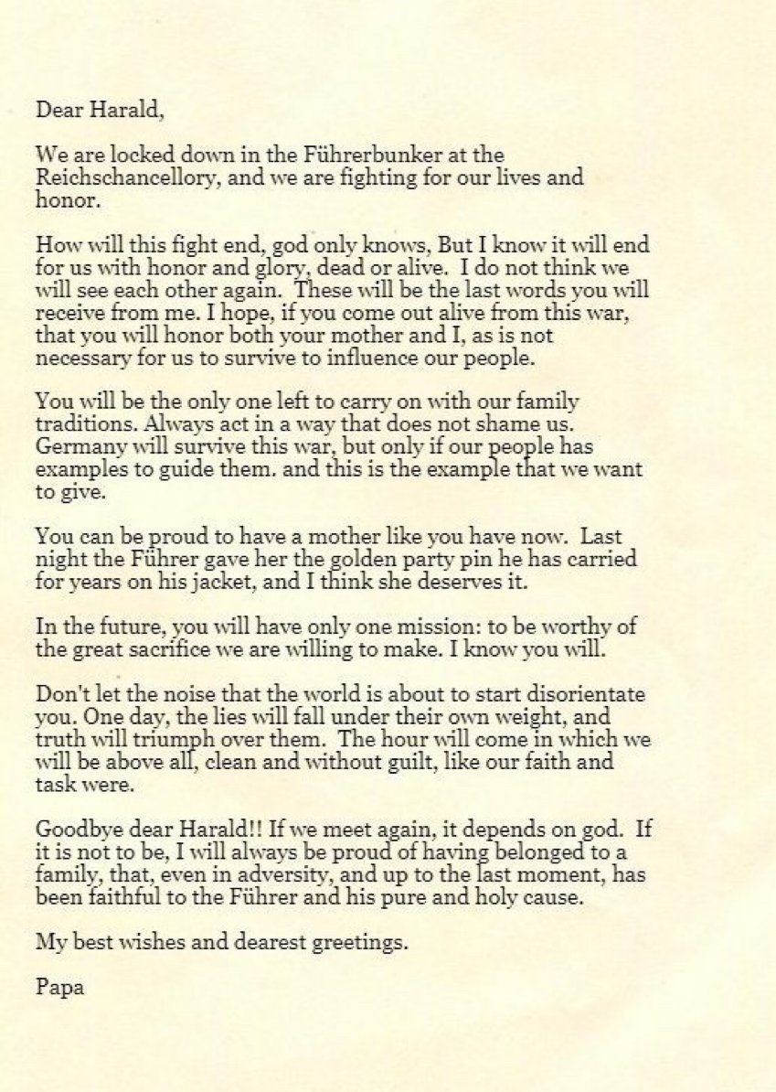 sarahwillcry's tweet photo. Goebbels’ letters are always enjoyable to read because he has such a high caliber syntax. He was also extremely intelligent. https://t.co/ZsX7CrRUOk