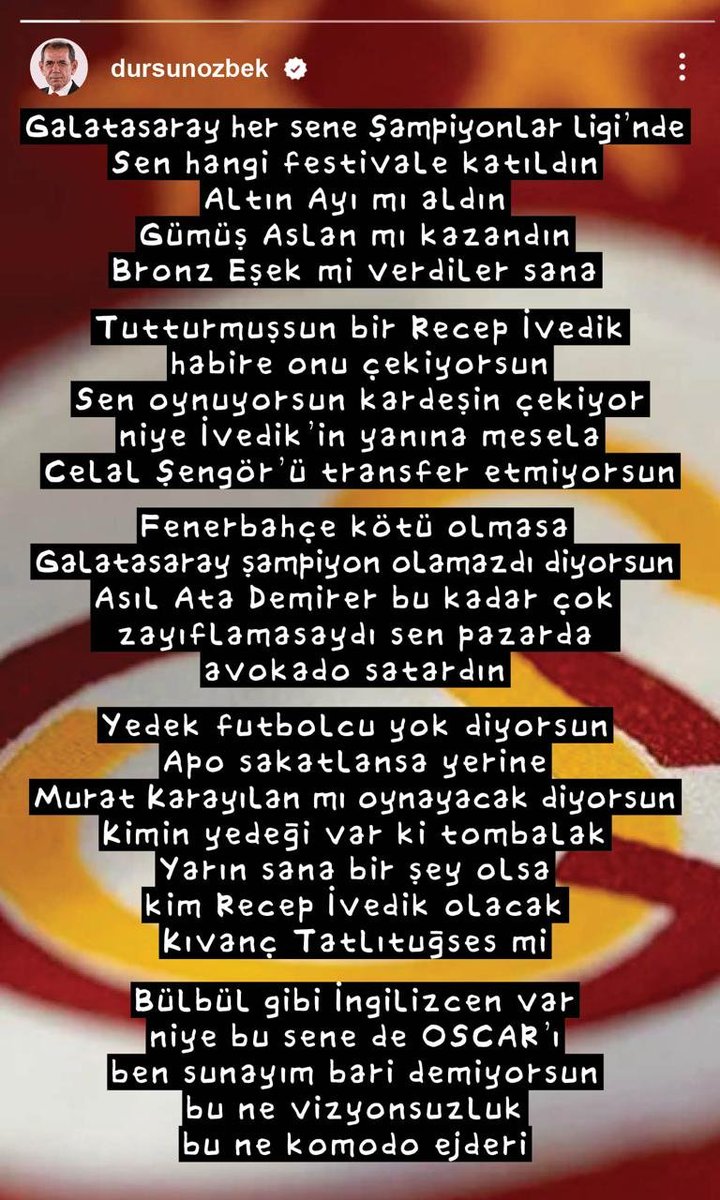metinustundag's tweet photo. Galatasaray Başkanı Dursun Özbek
Şahan Gökbakar'a fena patladı! https://t.co/0jJvOLtKih
