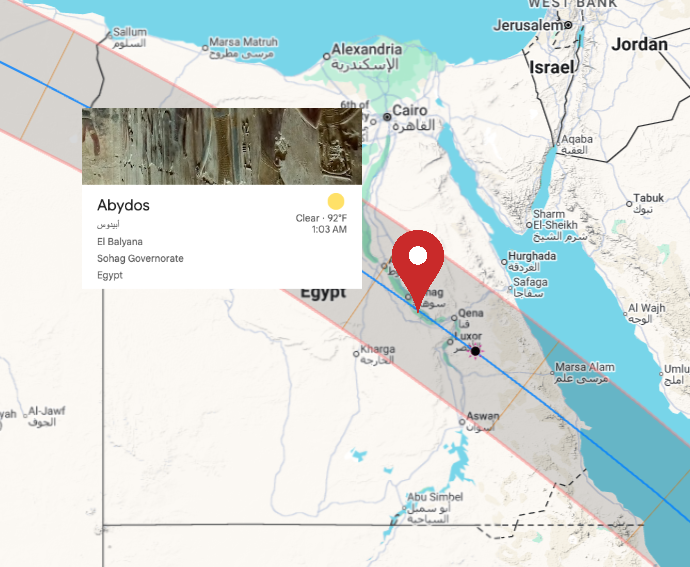 Jack2LOneill's tweet photo. Wait, in 2027 there's a solar eclipse and it's going to pass directly over........Abydos?!?

Time to get the P90 Carter https://t.co/Rba4pGxxSh