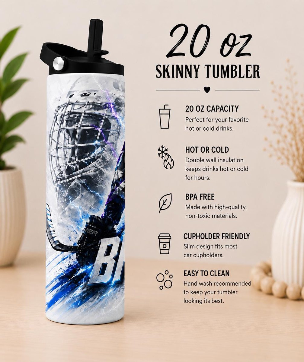MeaghanMeegan's tweet photo. Tired of people swiping your cup like it’s the Stanley Cup? Slap your name, number &amp; team on it and call it yours — very official, possibly legendary. 🏒🥤 #Hockey #Personalized Tap the link in bio. https://t.co/2YEI6EDZOo