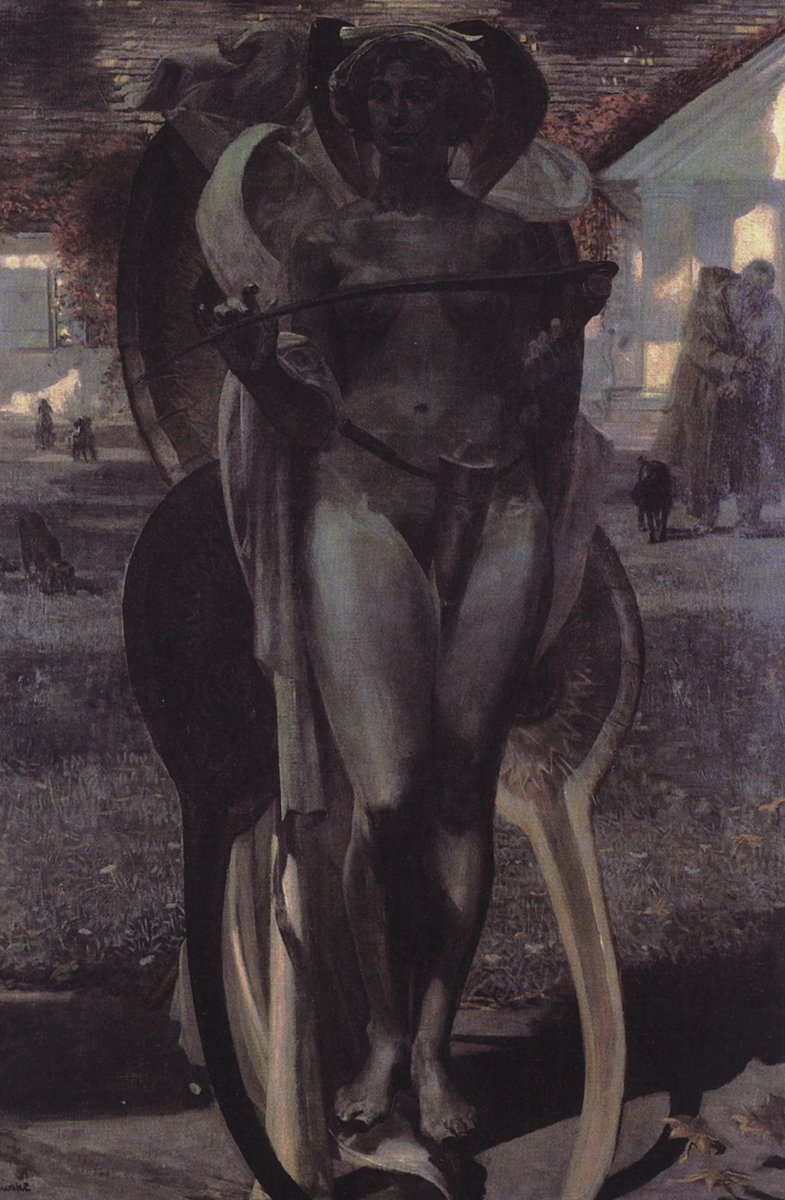 unconquered_sol's tweet photo. Thanatos
— Jacek Malczewski (1899) https://t.co/9SjZOEp3ud