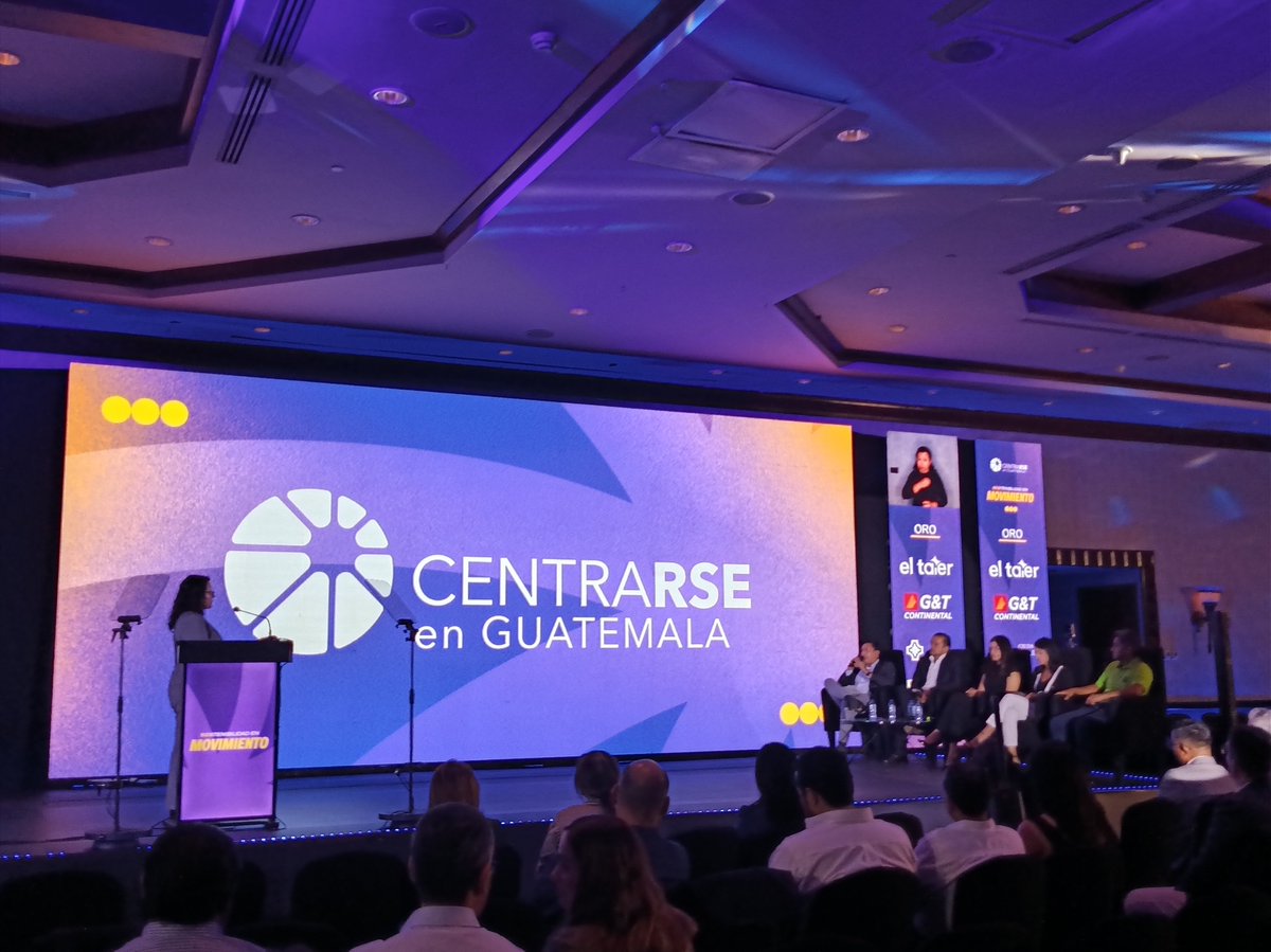 CentraRSE's tweet photo. Inicia el conversatorio de la #DimensiónPlaneta, reuniendo diversas experiencias y perspectivas para impulsar la sostenibilidad desde la acción empresarial.
#SemanaSostenibilidad2026 #CentraRSE #Guatemala #SostenibilidadEnMovimiento https://t.co/YCuTnEocPB
