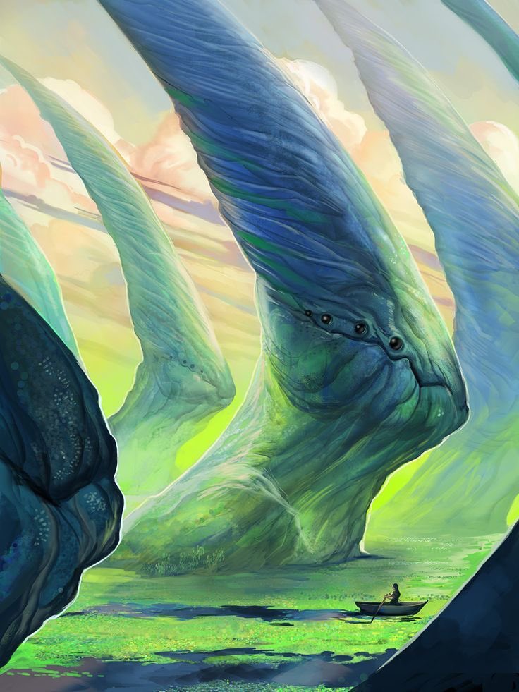 solisolsoli's tweet photo. "Megafauna Europa" by Julie Dillon https://t.co/CemXX20Rm0
