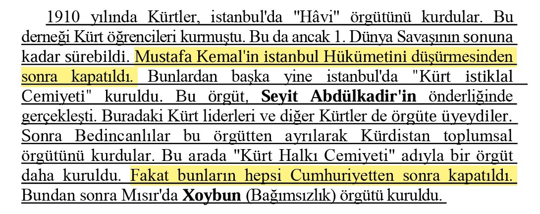 KtcKaju's tweet photo. Mustafa Kemal'in İstanbul Hükümetini düşürmesinden sonra kurulan Cumhuriyetle Kürt örgütlerinin kapatılması https://t.co/x5CP1giUpO
