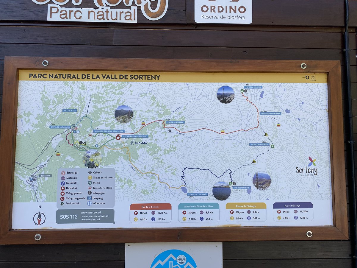 explorememo's tweet photo. ソルテニー自然公園（Sorteny Nature Park）
駐車場にはインフォメーションセンター、トイレ、自販機あり。地図もらってハイキングスタート⛰️
いくつかコースがあって、Estany de l’Estanyó（エスタニョ湖）へ。ランチしたり寝転がってのんびり往復5時間。早ければ多分3時間半ほどで行けそう！🥾 https://t.co/8ByvVaOmYg