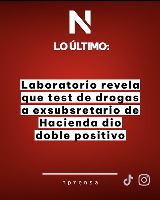 IlharrebordeM's tweet photo. Gobierno confirma que ex subsecretario destituido por consumir drogas no será reintegrado , fracasó la campaña de cana13 https://t.co/AP8lo2TLBB
