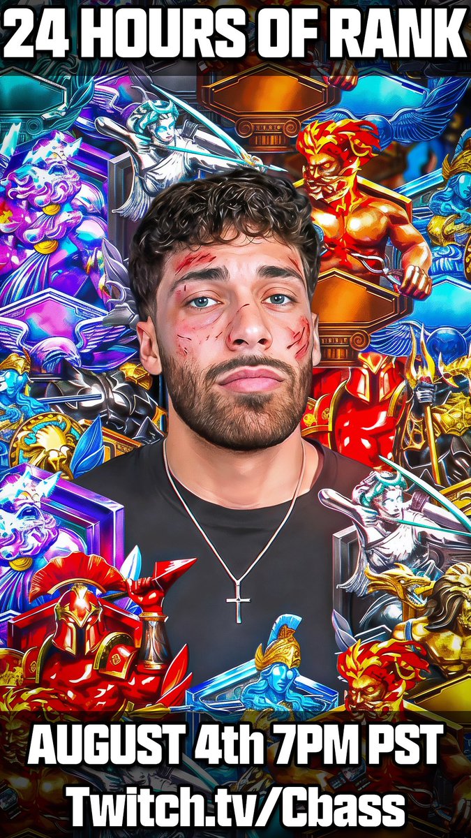Cbasscod's tweet photo. 24 HOURS OF RANKED

Platinum 2 -> CRIMSON within 24 hours or I gotta wear a maid outfit for a entire stream

August 4th 7pm pst

Surely I hit this… https://t.co/wjc1zpYL6h