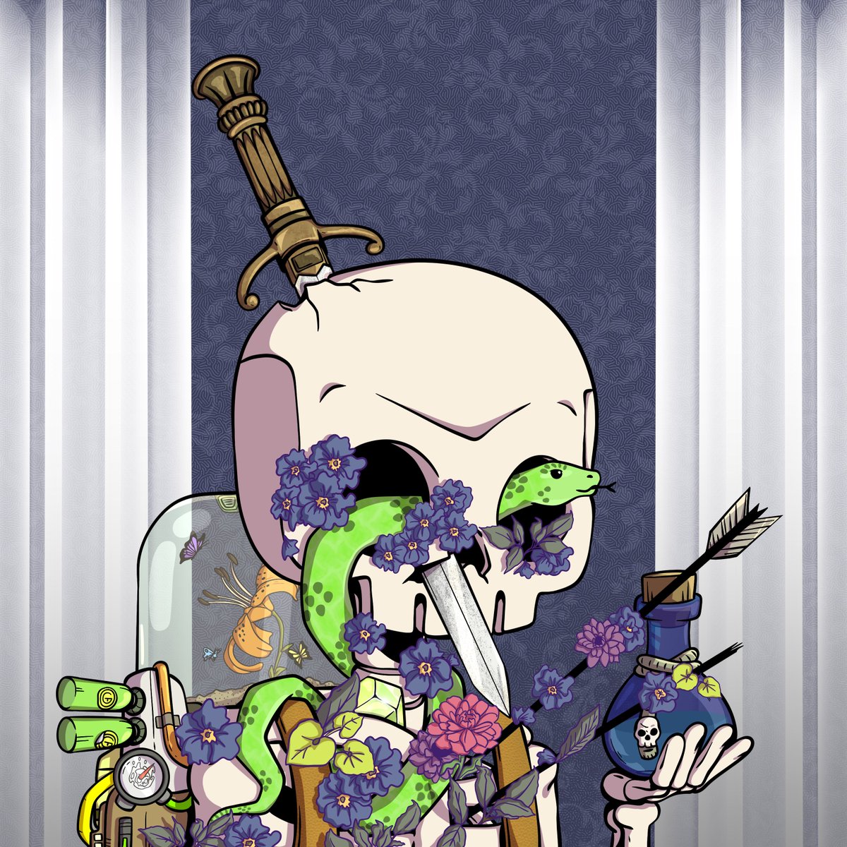 123SAINTe's tweet photo. Locked, loaded, and so excited to be part of this!!!
My entry for DDG Art Contest. Hope you enjoy it as much as I did making it! ☠️🤝

@DedGorgez #DropDedGorgez https://t.co/gMEO1ebCVo