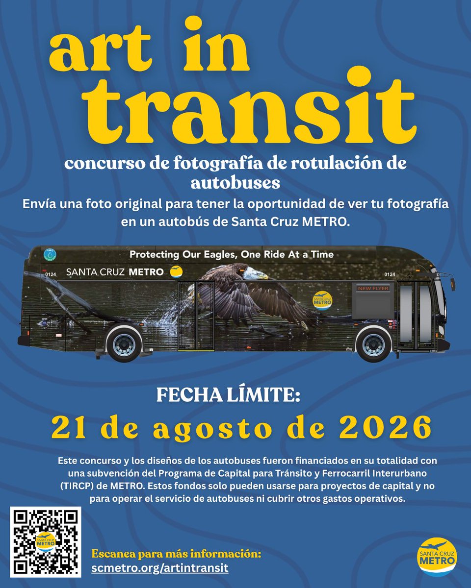 SantaCruzMETRO's tweet photo. Have a design idea? Enter our Bus Wrap Photo Competition for a chance to have your photo featured on a METRO bus. Visit https://t.co/3zFHaiEPE9 for submission details and deadlines. We can't wait to see what you submit! 🚌💙 https://t.co/Kecy89EfNE